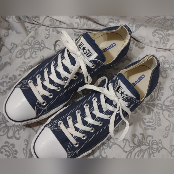 Converse Chuck Taylors Low Top Blue Sz 12 - Picture 5 of 9
